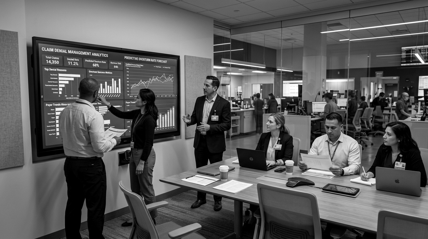 Zero-Touch Denial Mitigation and claim recovery analytics